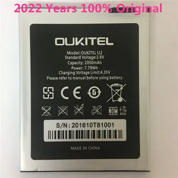 100% Original Para Oukitel U2 Bateria Nova de Alta Qualidade 2050mAh Batterie Bateria Acumulador AKKU