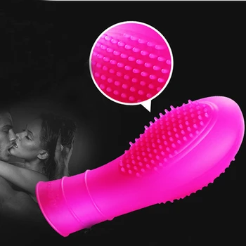 100PCS Brinquedos sexuais Preliminares Tease Feminino Masturbação Dispositivos Dedos Criativo de sílica gel cristal conjuntos de adultos de Produtos do Sexo HC012