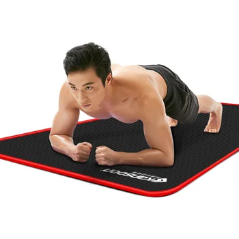 10mm Tapete de Yoga Extra Grossa de 1830*610mm NRB antiderrapante Travesseiro Tapete Para Homens Mulheres Fitness Insípido Ginásio Exercício Almofadas de Pilates, Yoga Mat