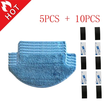 15pcs/lote Original de espessura Panos de kit de Peças para a Xiaomi Mi Robô Aspirador de peças de patacas ( mop Panos*5+pasta mágica*10)