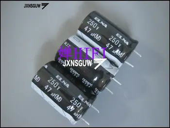 20PCS ELNA RJ3 250V47UF 16X25MM capacitores eletrolíticos de Alumínio 47uF/250V 105 graus 47UF 250V RJ3-250V470MJ6