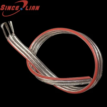 3 claras parelell cabo, Tin-pated de cobre 22AWG, fio isolado PVC, cabo Eletrônico, LED pvc isolado lucidez Linha