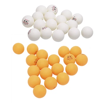 30 Pces, de 3 Estrelas, de 40mm de 2,8 g Bolas de Tênis de Mesa Branco Amarelo Pingpong Formação Bola