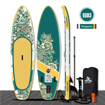 320 cm flor Placa de SUP inflável prancha gema verde paddle board profissional iniciante suave paddle board