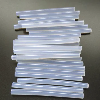 50 Peças adesiva do derretimento Quente Transparente 7x100mm stick de cola de silicone de Alta viscosidade Fortalecer a viscosidade
