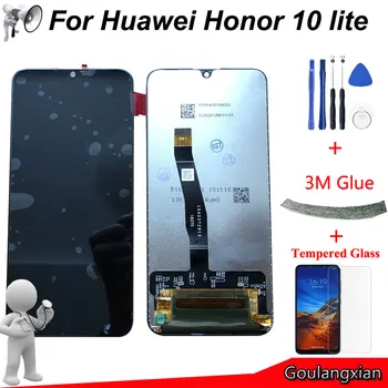 6.21 polegadas de qualidade AAA LCD Para o Huawei Honor 10 lite Tela LCD Touch screen Digitalizador Assembly Para Honra 10lite LCD de Substituição