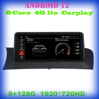 8-Core Android 12 rádio do Carro de GPS Multimídia Player para BMW X3 X4 F25 F26 CIC NBT sistema com carplay 4G lte 1920*720 8+128G