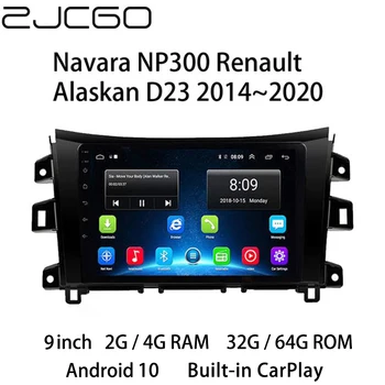 Car Multimedia Player Estéreo GPS DVD de Navegação de Rádio Android Tela para Nissan Navara NP300 Renault do Alasca D23 2014~2020