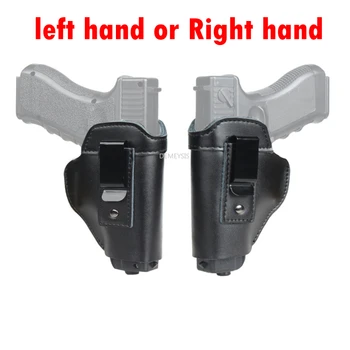 Caça Correia Estojo Direita Mão Esquerda Militar Tático Pistolas de Coldres de Couro Durável para Glock Sig Sauer P220 226 229