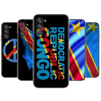 Congo, República Democrática Bandeira tampa do Telefone casco Para SamSung Galaxy s6 s7 S8 S9 S10E S20 S21 S5 S30 Mais S20 fe 5G Lite Ultra T