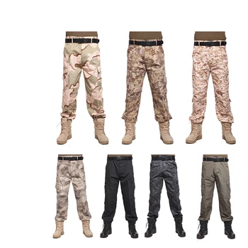 De 2017, novo plus size Jogo de Guerra de homens táticas calças de camuflagem carga calças calças militares do exército airsoft Active Calças calças