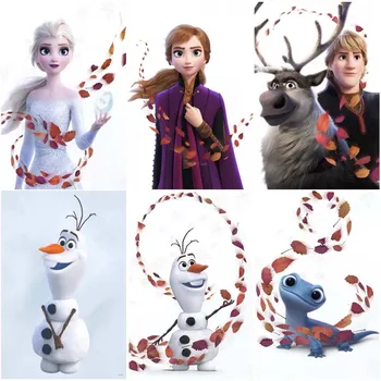 Dos desenhos animados de Disney Personagens Congelados Elsa&Olaf 5D DIY Diamante Pintura, Ponto Cruz Completa Quadrado/Redondo Mosaico de Decoração de Casa de Dom
