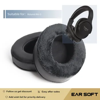 Earsoft Substituição Almofadas Almofadas para Roland RH-5 Fones de ouvido Fones de ouvido Earmuff Caso de Manga Acessórios