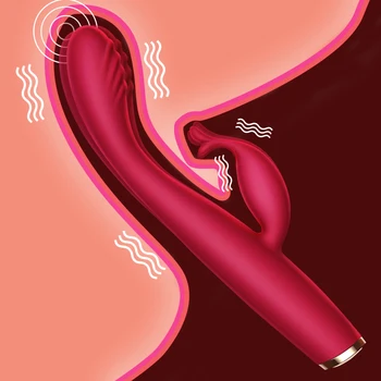 Feminino Ponto G Coelho Vibrador Vibradores Orgasmo Adulto Brinquedos Poderoso Masturbação Brinquedo do Sexo para as Mulheres Vagina, Clitóris Adulto do Sexo Produto