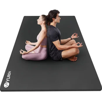 Grande Tapete de Yoga 10mm&15mm NBR Material de Cores Diferentes para Não Escorregar Família de Fitness Cardio-Treinamento Almofada Portátil Esteiras de Exercício