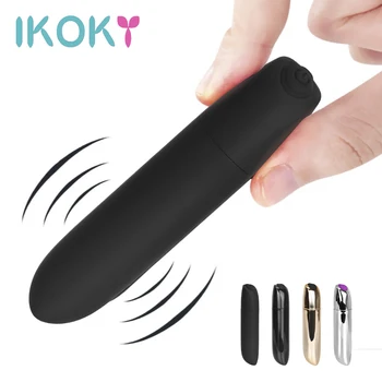 IKOKY G-spot Mini Bullet Vibrador Estimulador do Clitóris Masturbador Feminino para Mulheres de 19 de Velocidades de Produtos para Adultos