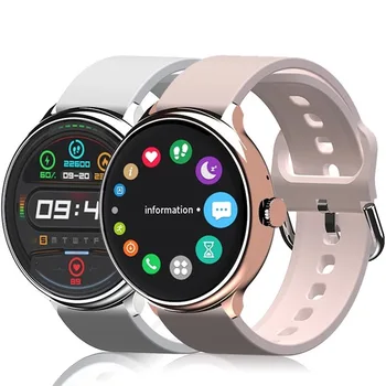K50 Smart Watch Mulheres Heart Rate Monitor de Pressão Arterial de Fitness Rastreadores de Chamada Bluetooth SmartWatch PK S20 Para Android IOS Telefone