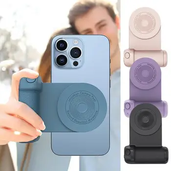 Magnético Titular Do Telefone Portátil Selfie Booster Stand Bluetooths Sem Fio Do Obturador Titular Da Célula De Suporte Por Telefone Para IPhone12 13 14
