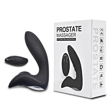 Massageador de próstata Vibrador para Homens Masturbador Anal Plug anal Impermeável Estimulador de Próstata Silicone Brinquedos Sexuais para Homens Adultos