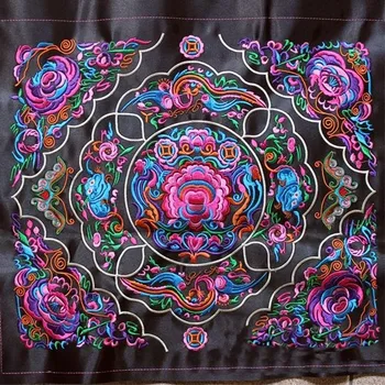 miao costurar o tecido de cetim bordado patch saco de vestuário têxteis-lar applique guarnição étnica nepal tribais da índia boho cigano hmong DIY