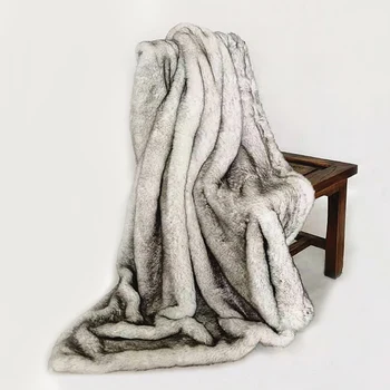 Novo fox cobertor de peles de couro feitos à mão um Cobertor de beleza suave casa jogar em Casa Tampa do lar Puro viagens e sofá-cama FG1389