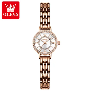 OLEVS 5508 Marca de Topo de Mulheres de Moda de Luxo, Relógios de Quartzo Ultra-fino Casual Impermeável Diamond Dial Elegantes Senhoras Relógio