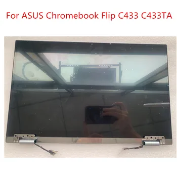 Original de 14 Polegadas LCD Tela de Toque do Painel de visualização de substituição de 1920*1080 Para ASUS Chromebook Flip C433 C433TA laptop Cheio de Montagem