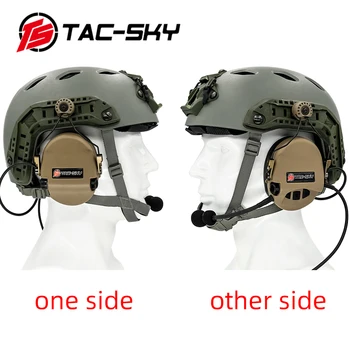 TAC-CÉU Tactical Airsoft Esportes Proteção Auditiva TCI LIBERTADOR de Cancelamento de Ruído Fone de ouvido Tático Capacete ARCO de Suporte Pista Versio