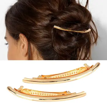 Tubo de cobre acessórios cor de retenção mola de cabelo accessoriesSimple cabeleireiro mulher