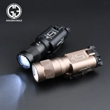  Tática X300 X300V Strobe Lanterna Pistola Pendurada Scout Ajuste de Luz Picatinny Rail G17 X 400 Arma de Caça de Luz