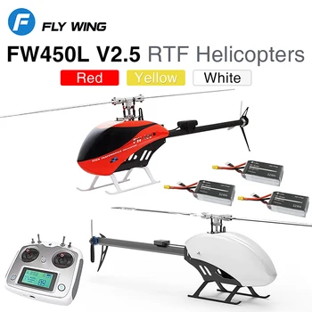 Voar de Asa FW450L V2.5 Helicópteros para Adultos de Controle Remoto RTF FBL 3D GPS APP Retorno Automático w/H1 Sistema de Vôo 6CH