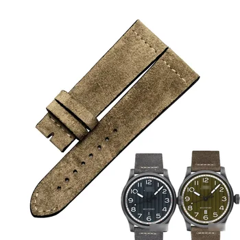 WENTULA watchbands para MIDOM032 M032.607 bezerro-banda de couro de couro de vaca Genuína de Couro, pulseira de couro de faixa de relógio