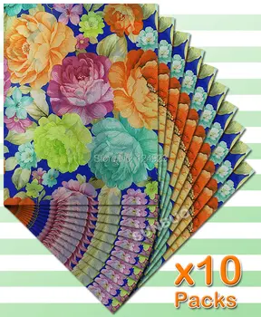 10 pacotes de 20 peças no total de Rosa floral multicolorido Africana Sego headtie Cabeça abraçadeiras Gele lenço para Aso Ebi azul Royal, verde Limão