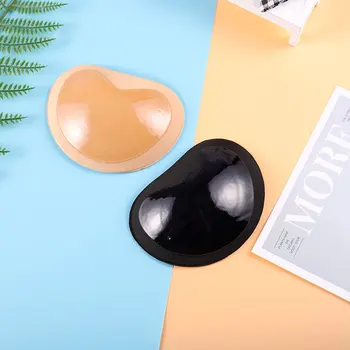 1Pair de Silicone Removível Peito de Almofada Invisível Pegajoso Sutiã Respirável para as Mulheres de Peito Adesivos Reutilizáveis