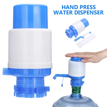1pc Mão de Imprensa Dispenser de Água Para a Casa de Ferramentas de Acessórios Manual de Fácil Engarrafada Água Potável Dispensers1pc Mão de Imprensa Água Disp