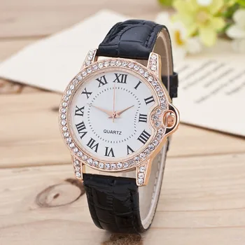 2020 Qualidade Senhoras Relógios De Moda De Nova Genebra Mulheres Relógio Pulseira De Couro De Aço Inoxidável De Quartzo Analógico Relógio De Pulso Superior Dom Assistir