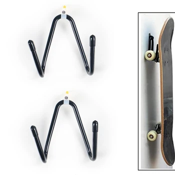 4Pack Skate Rack de Montagem na Parede Ajustável de Longboard Cabide de Parede Suporte de Exibição Para Guitarra Esquis, Snowboards