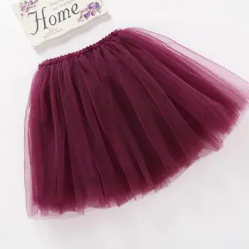6 cores de meninas de saias princesa linda fofa saia tutu 2-10Y crianças pettiskirt candy color curto dançando de saia DS06
