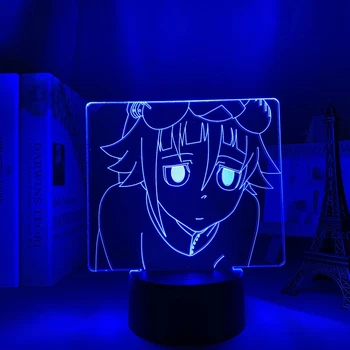 Anime Soul Eater Crona Diodo emissor de Luz para o Quarto Decorativos Noite de Luz Crianças de Presente de Aniversário Mangá Soul Eater 3d Lâmpada de Cabeceira