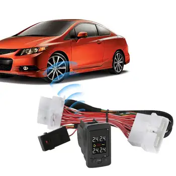 As Rodas de carro Pneus de Parte Nenhuma Necessidade de Trabalho Sensores de Pressão dos Pneus Monitor de Sistema OBD TPMS Para Honda Civic 2012-2015 Cidade Ajuste de 2013