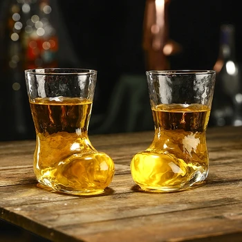 Criativo copo de vinho de Natal Botas Caneca de Cerveja 380ml de Grande Capacidade Viking Whisky Cocktail de Copos de Cristal de Artigos Para Bar