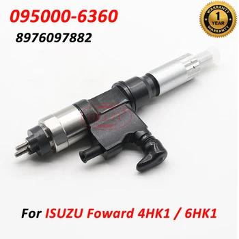 Diesel Fuel Injector 095000-6360 (8976097882) Bico Novo 0950006360 8-97609788-3 Para Isuzu Frente 4JJ1,6HK1
