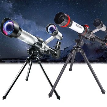 HD Telescópio Astronómico Crianças Estudantes Stargazing Monocular ferramentas de Ensino para Iniciantes, os Alunos Filhos