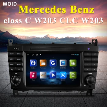 Para a Mercedes Benz Classe C W203 CLC W203 Android Carplay de Navegação GPS DSP auto-Rádio HD de Exibição Multimídia Carpegiani BT Tela