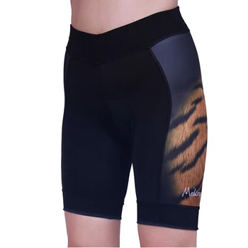 Verão senhoras shorts de ciclismo grossa almofada de silicone de bicicleta calças de absorção de choque de design respirável